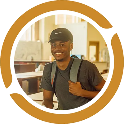 circular picture of a child